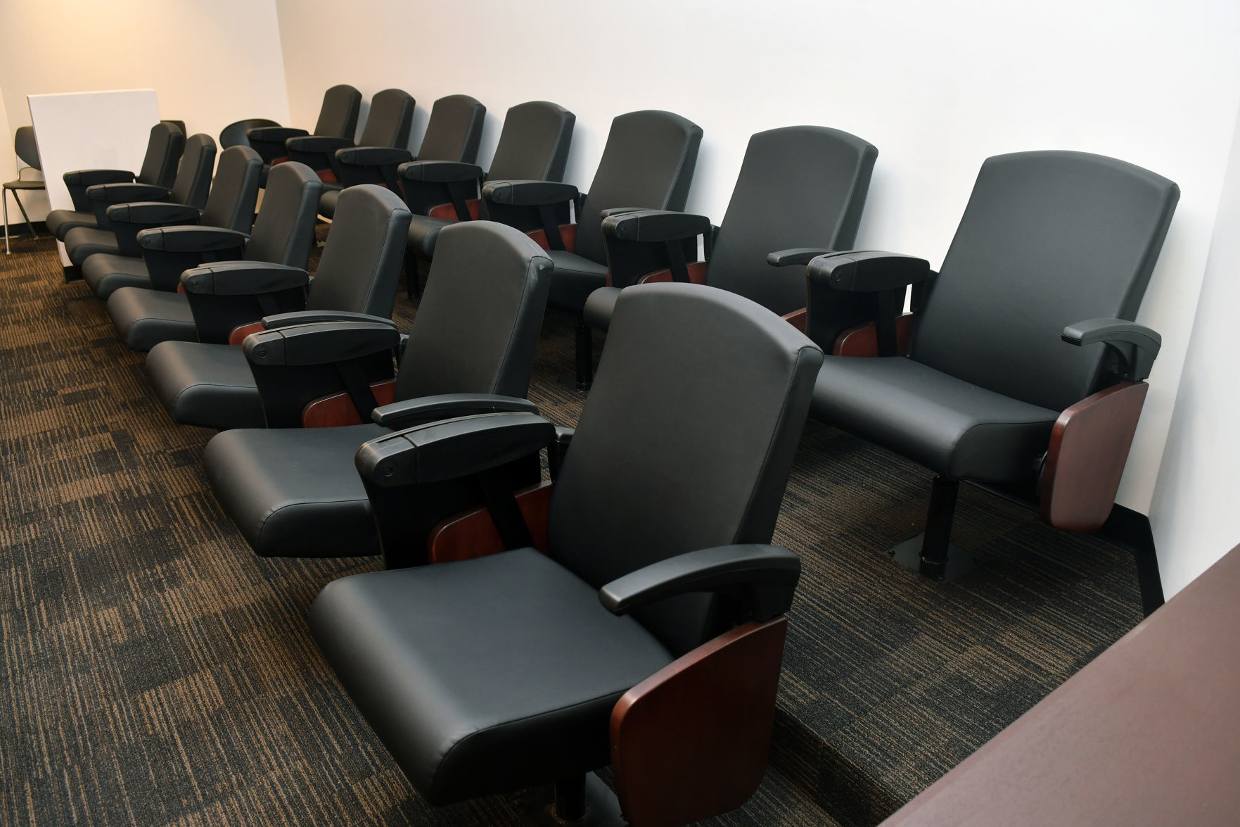 Courtroom at the Rock Island County Justice Center